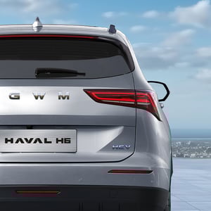 HAVAL H6 HEV in Ayers Grey, Heckdetail